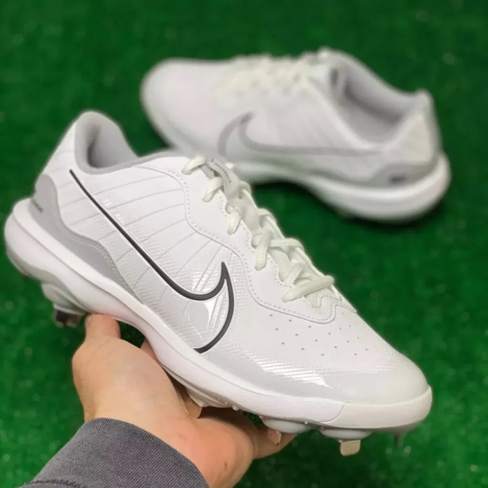 Nike Alpha Huarache Varsity 4 Men Metal Baseball DJ6516-100 NEW Sz 7 / WMNS 8.5 - Picture 1 of 10